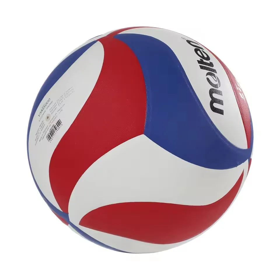 Voleibol de competición profesional Molten, fila dura, resistente al desgaste, adiestramiento en interiores y exteriores, talla 5 PU, NCAA 5000