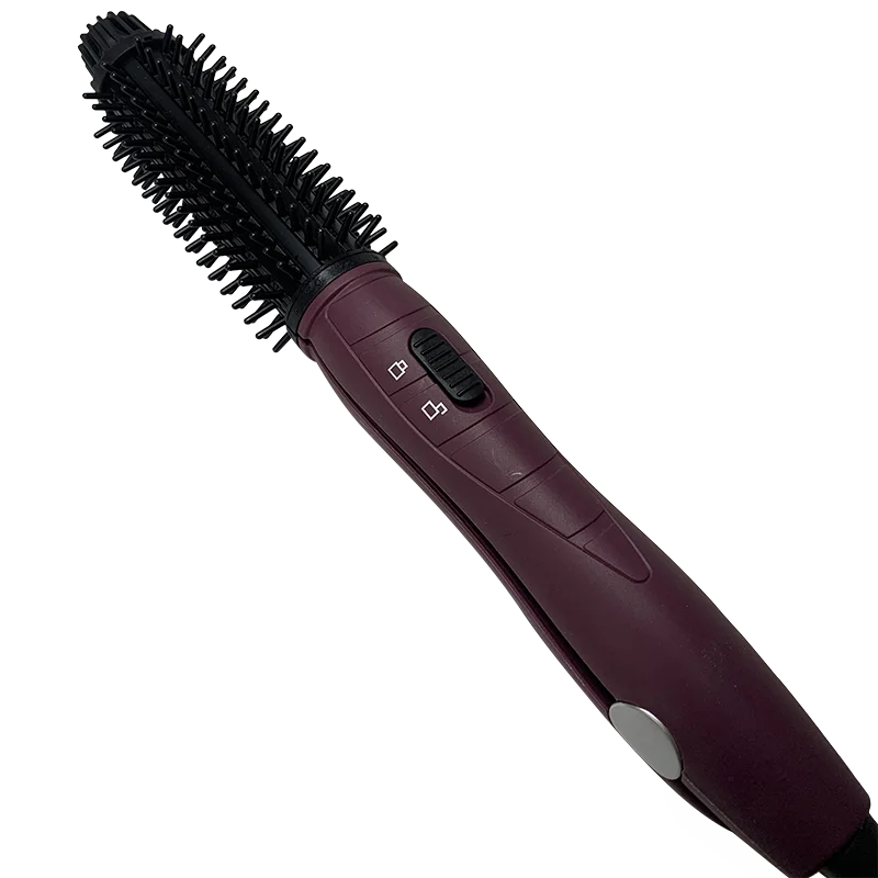 Ambos de rizador eléctrico de engranajes altos y bajos no daña el cabello permanente peine para el cabello flor de pera forma de cepillo redondo eléctrico