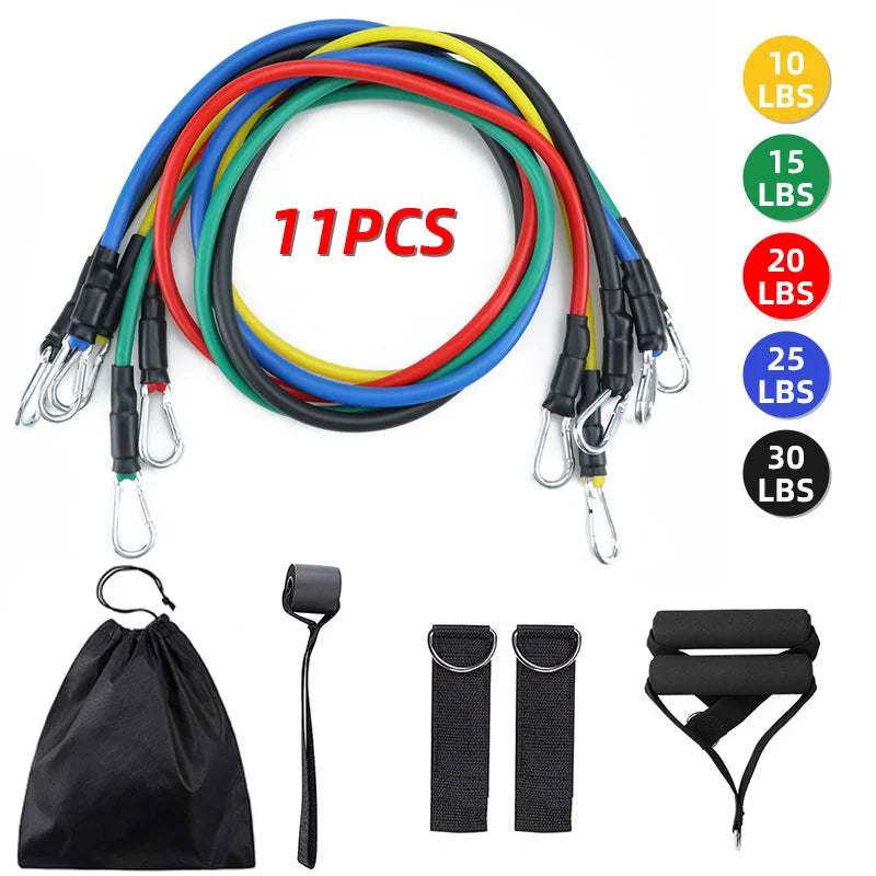 Cuerda de tracción, bandas de resistencia, equipo de Fitness portátil,