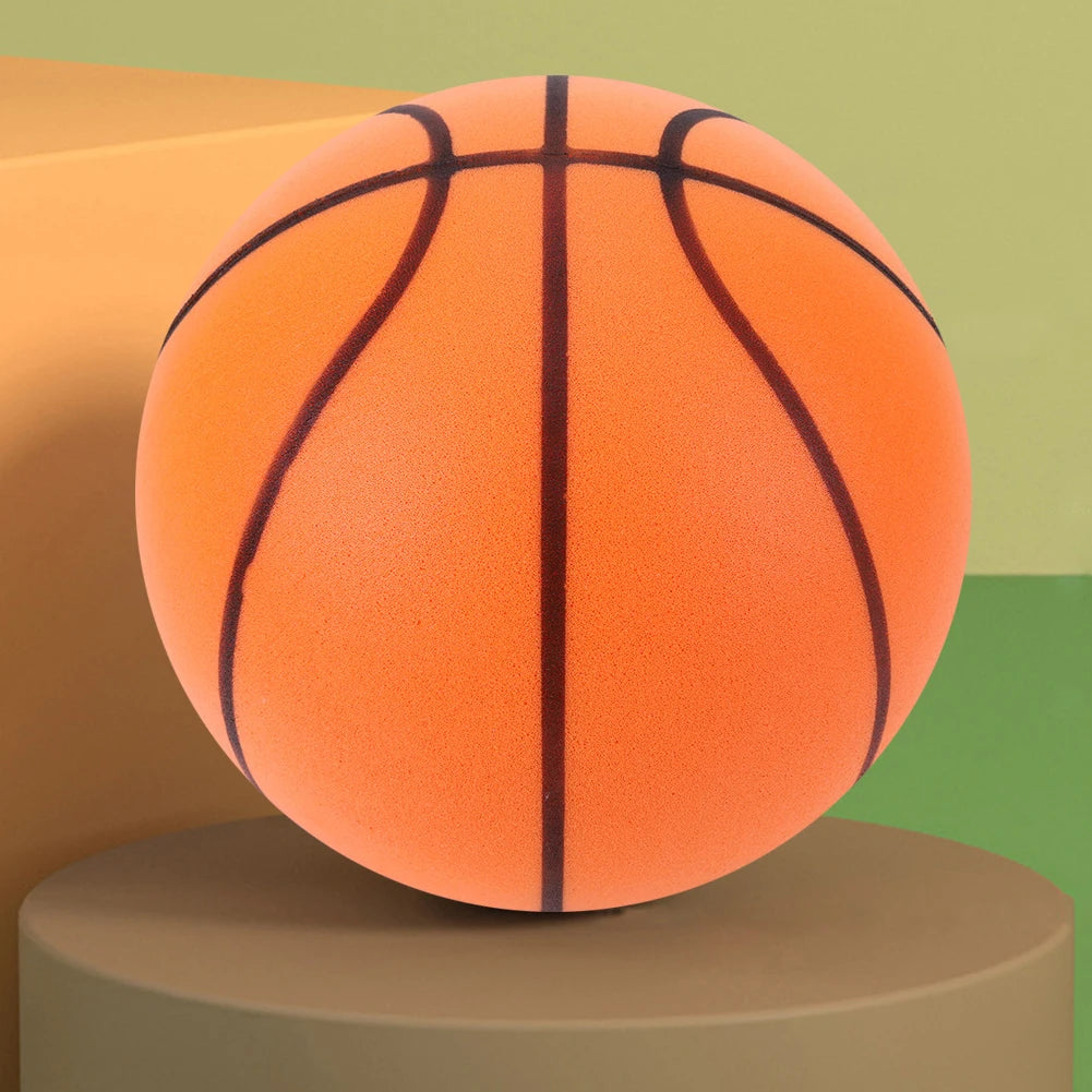 18/21/24CM esponja silenciosa baloncesto rebote pelota silenciosa baloncesto juego deportivo regalo de cumpleaños para niños baloncesto interior