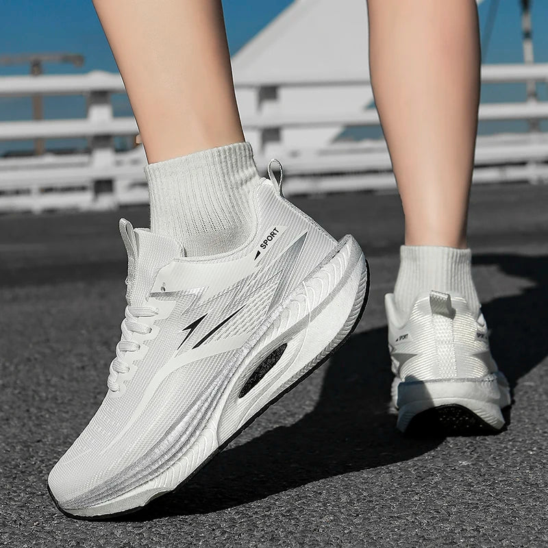 TENIS Deportivos Hombre y Mujer (elegir color)de Talla Grande, Transpirables y Ligeras con Placa de Carbono,