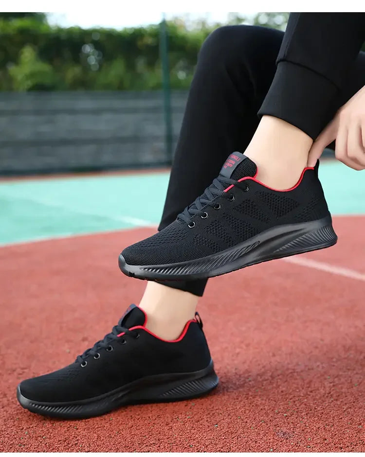 TENIS deporte para hombre, deportivos para correr, malla, ligeros, para exteriores, Fitness