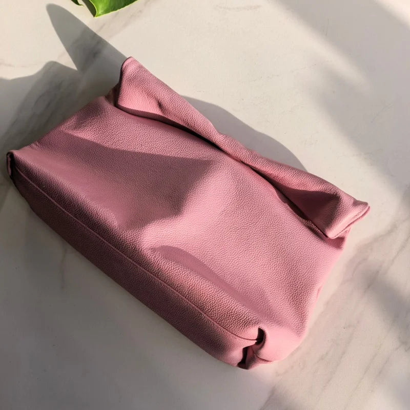 Bolsos de diseño de cuero genuino nuevo bolso de mano bolsillo para teléfono de noche de alta calidad para mujer