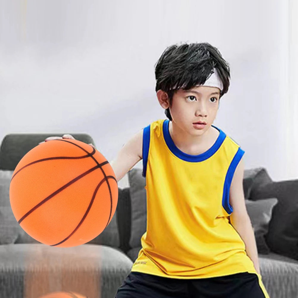 18/21/24CM esponja silenciosa baloncesto rebote pelota silenciosa baloncesto juego deportivo regalo de cumpleaños para niños baloncesto interior
