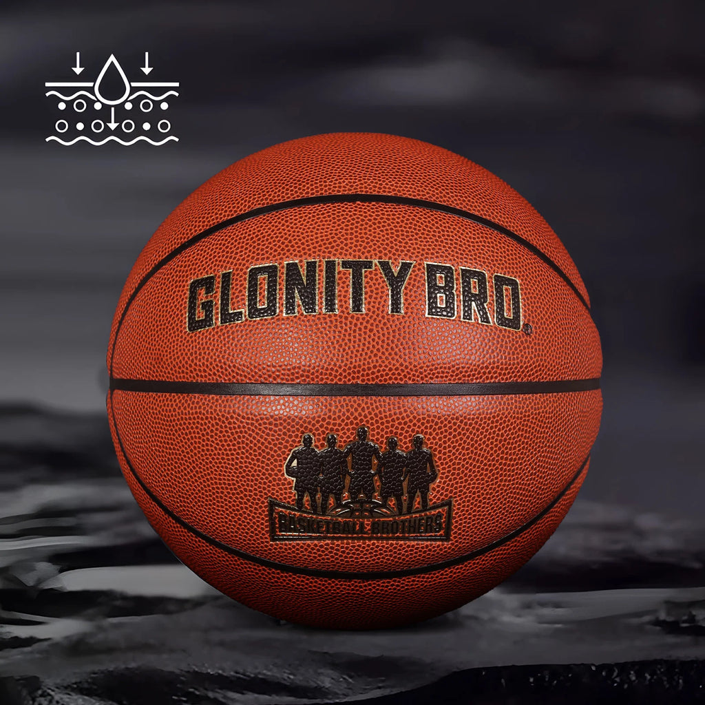 Pelotas BASQUET baloncesto de entrenamiento de competición de cuero resistente al desgaste, talla oficial 5 6 7