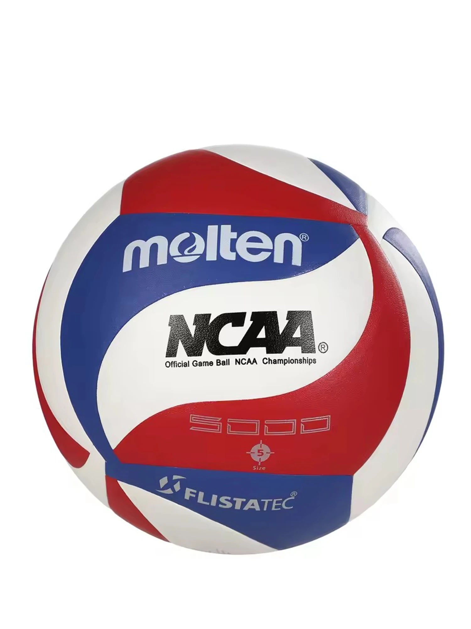 Voleibol de competición profesional Molten, fila dura, resistente al desgaste, adiestramiento en interiores y exteriores, talla 5 PU, NCAA 5000