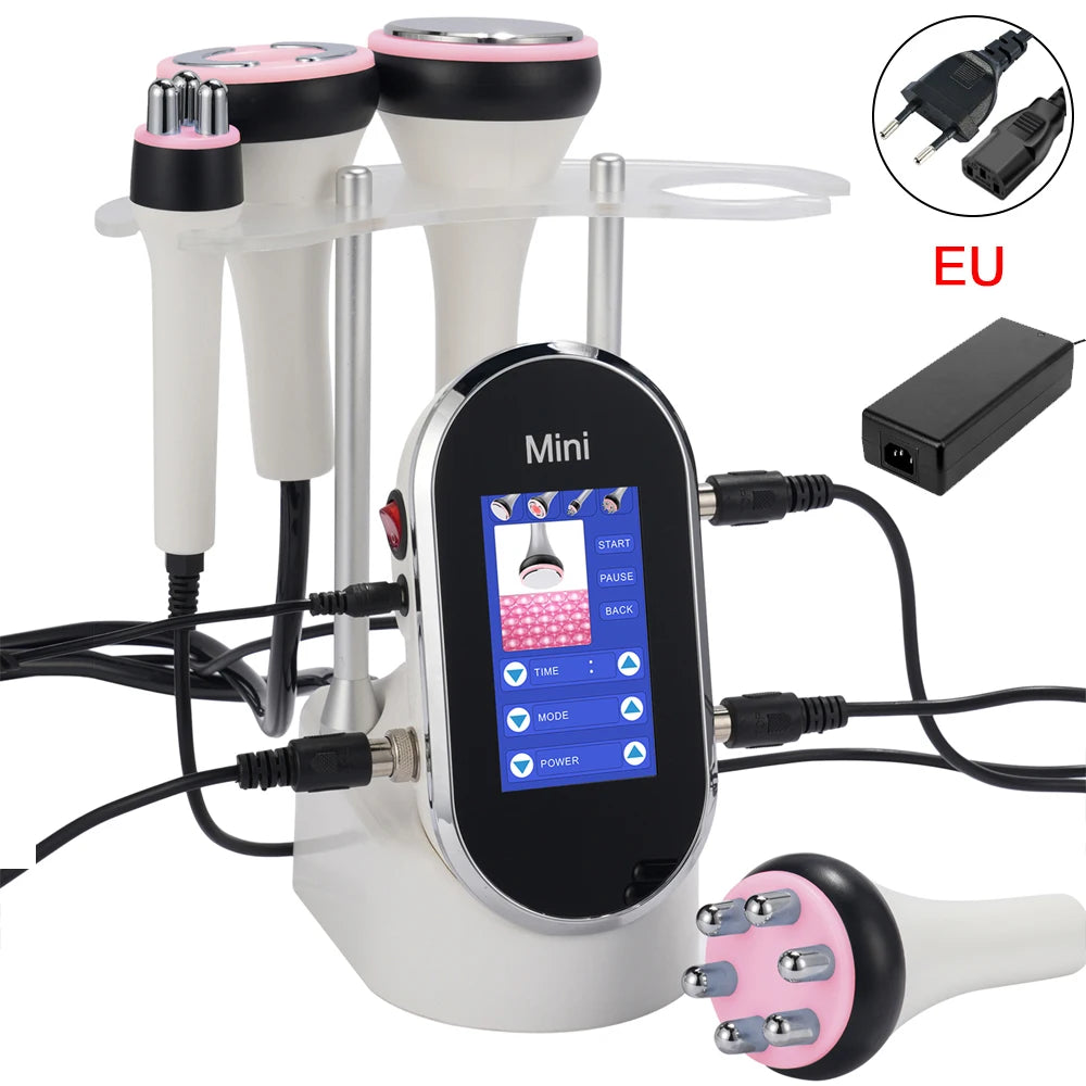 4 en 1 cuidado Facial 40K cavitación Lipo adelgazante liposucción ultrasónica cavitación máquina estiramiento de la piel dispositivo de elevación