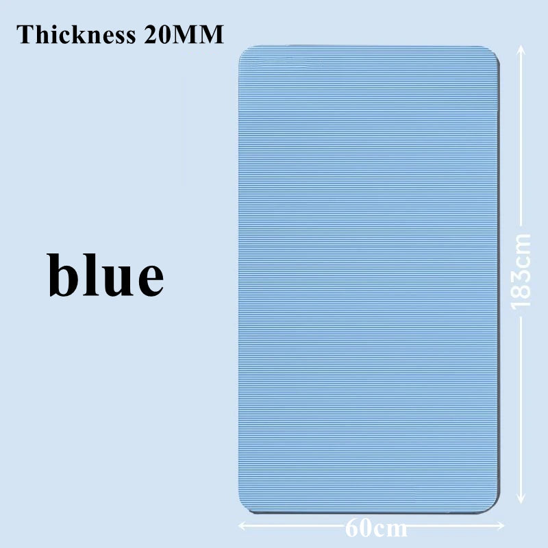 Estera de Yoga de 183 × 60cm de espesor, estera deportiva antideslizante para Fitness