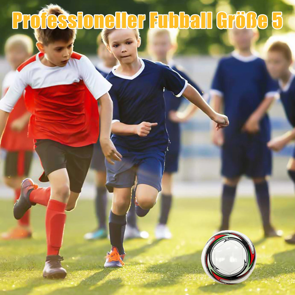 Pelotas de fútbol mundiales, talla oficial 5, costura a máquina, PVC, sin costuras, resistentes al desgaste, antideslizantes, juego de partido al aire libre, entrenamiento de fútbol