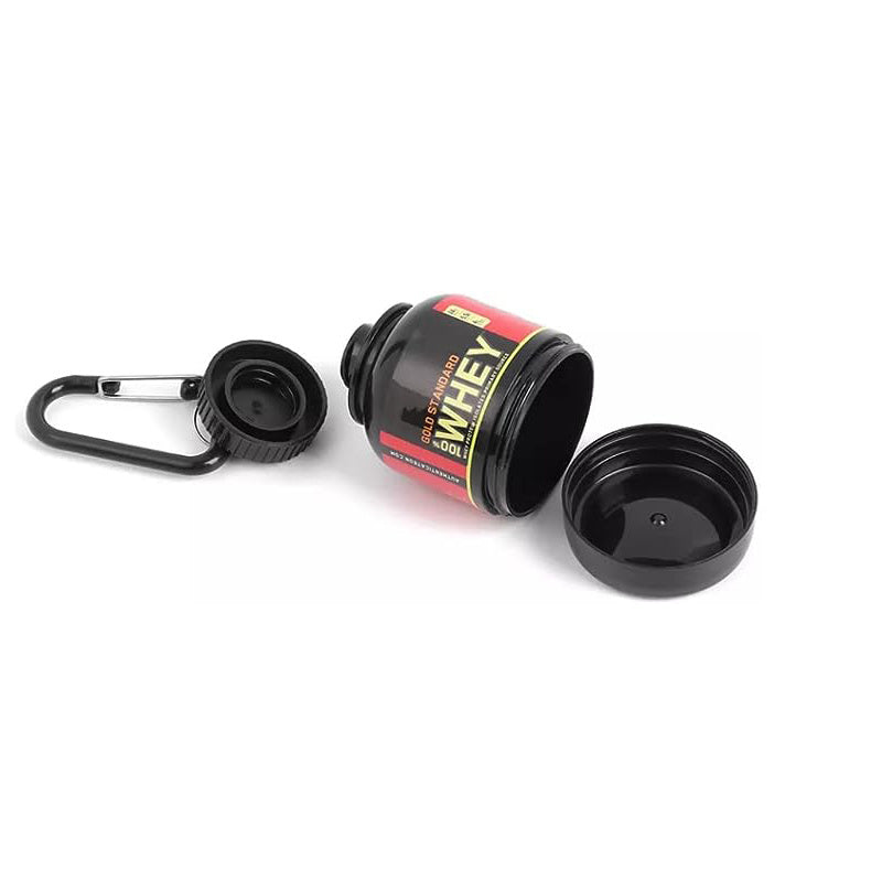 Contenedor portátil de suplemento de proteína en polvo, botella de almacenamiento ligera a prueba de fugas, 100/200ml