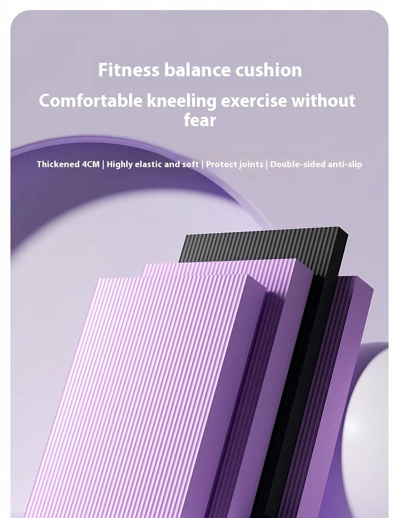Estera de Yoga gruesa para entrenamiento en casa, estera de gimnasia equilibrada,