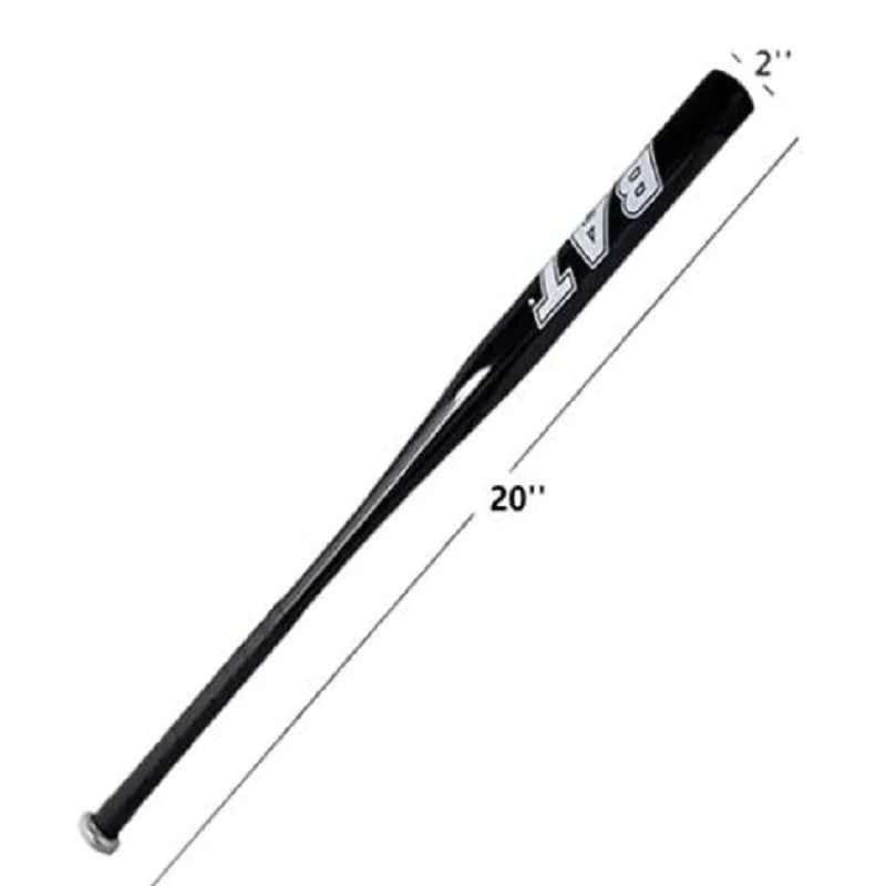 Bate de béisbol gruesa de aleación de aluminio, 20 pulgadas, cinco colores, deportes al aire libre, persona en casa, autodefensa
