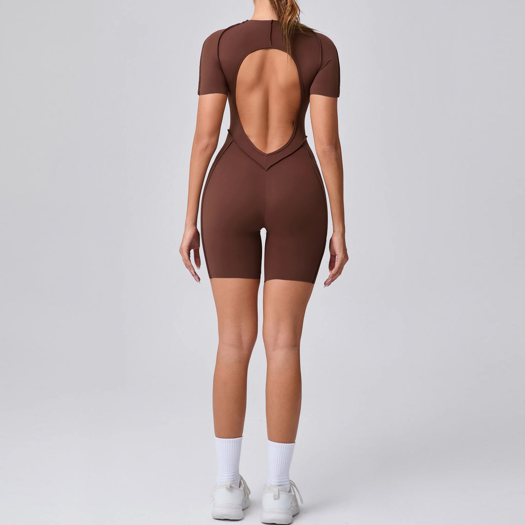 Mono corto, ropa de gimnasio para mujer, ropa deportiva