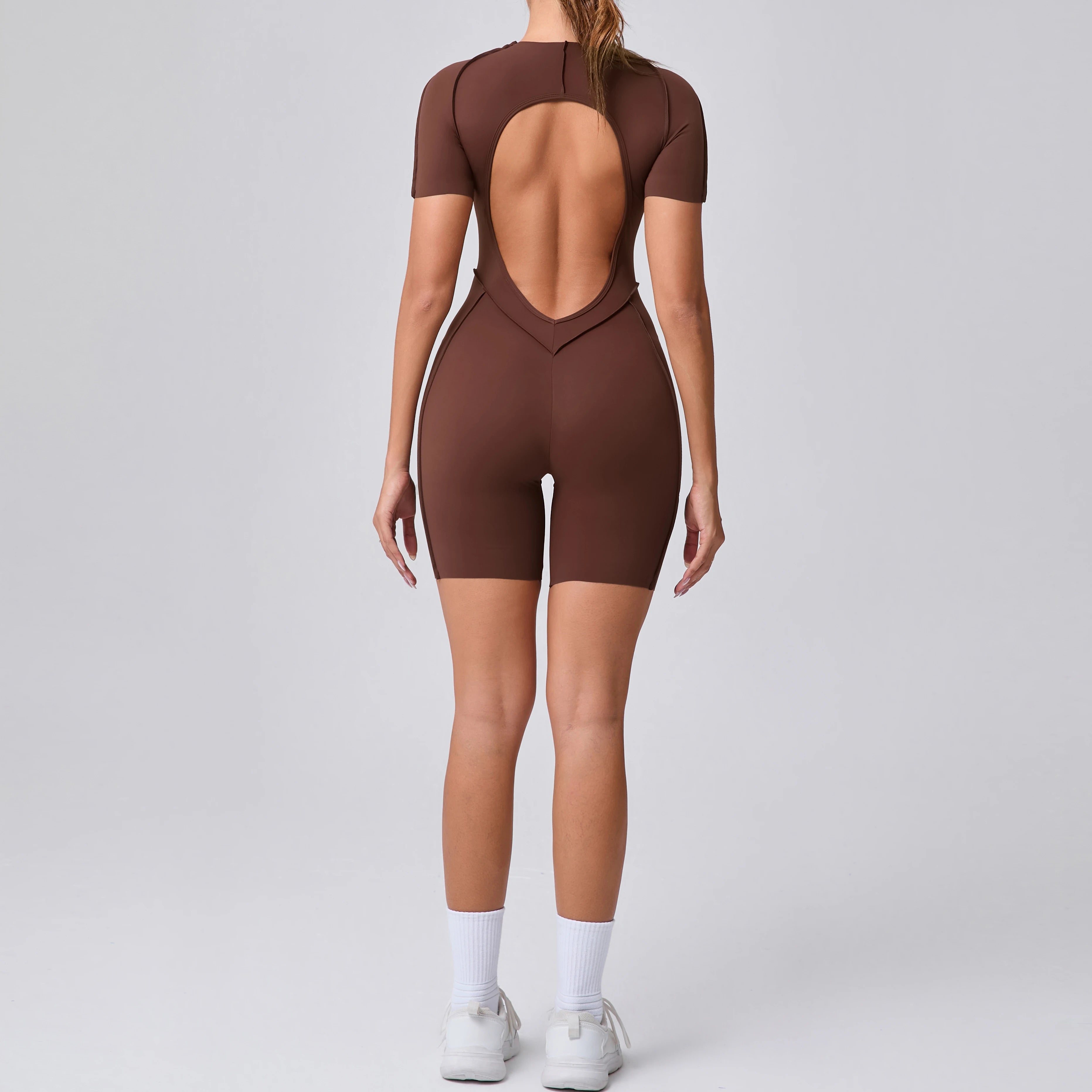 Mono corto, ropa de gimnasio para mujer, ropa deportiva