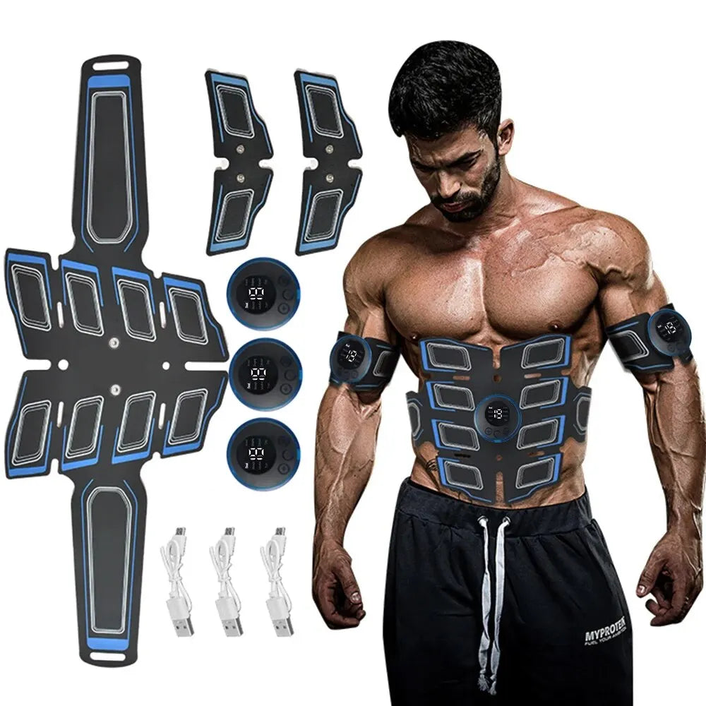 Entrenador muscular Abdominal recargable por USB, masajeador muscular