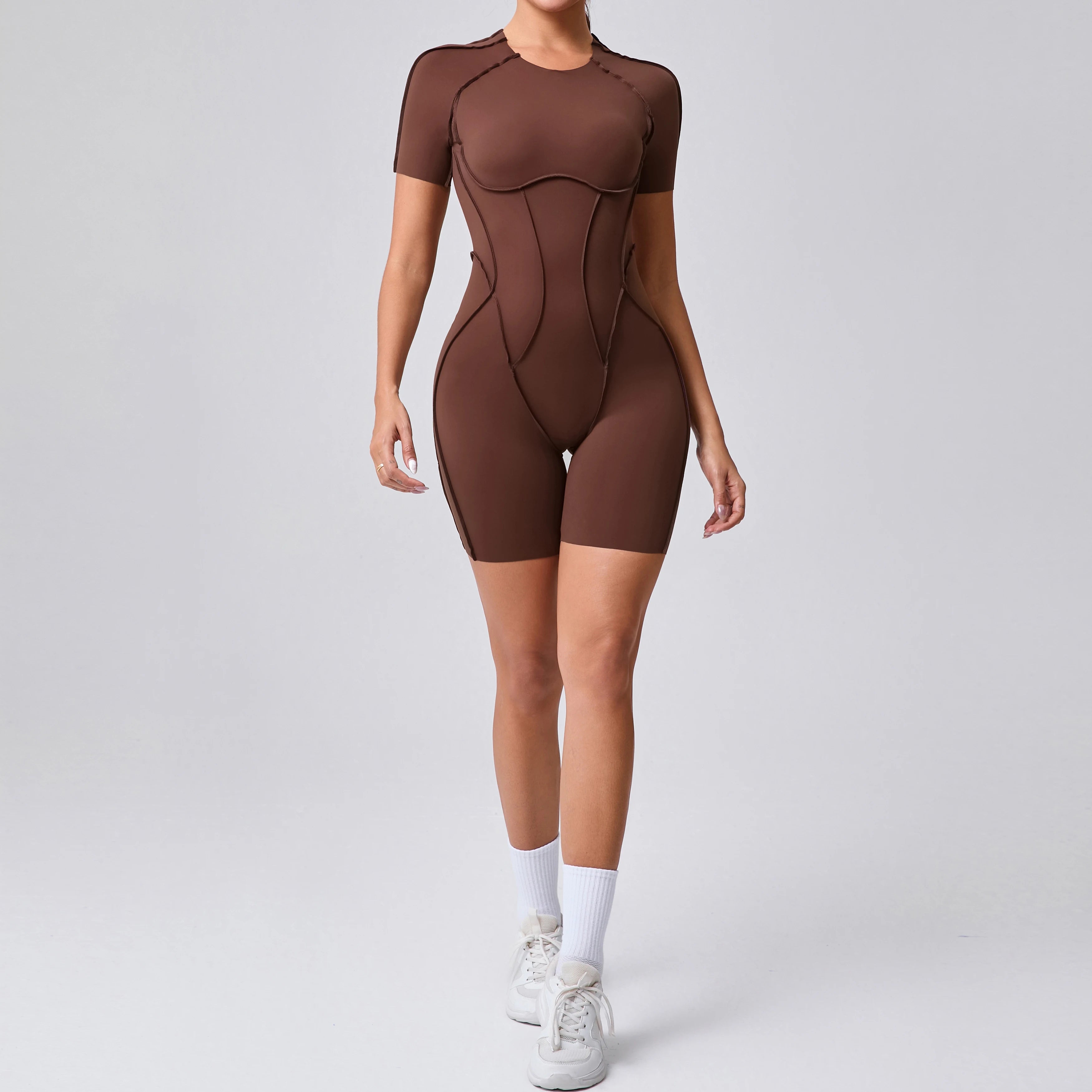 Mono corto, ropa de gimnasio para mujer, ropa deportiva