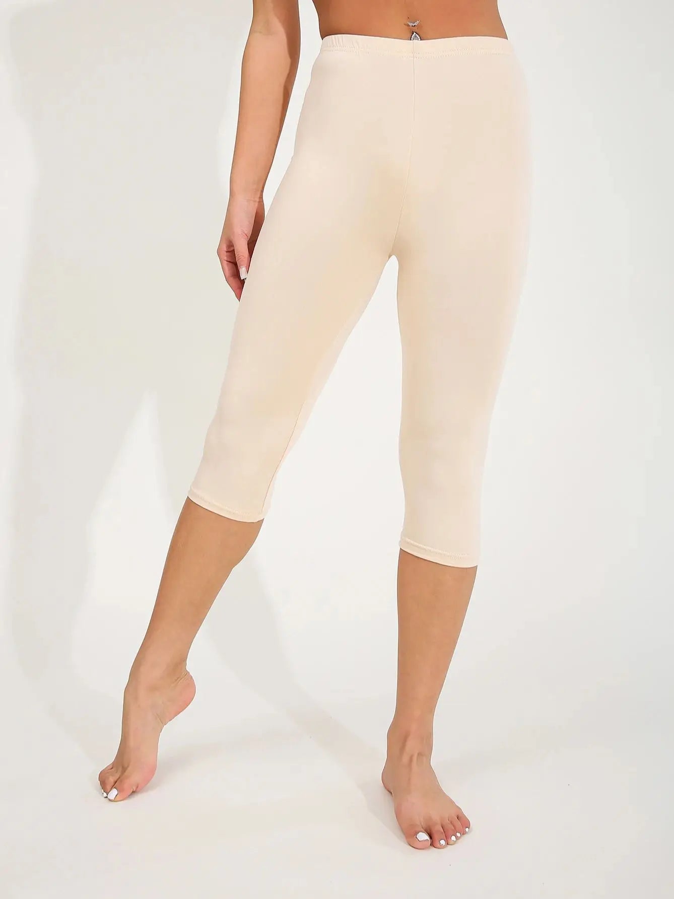 CUHAKCI Primavera Verano moda afilada Leggings de mujer Sexy Simple Color puro siete pantalones elásticos Fitness pantalones de Yoga atléticos