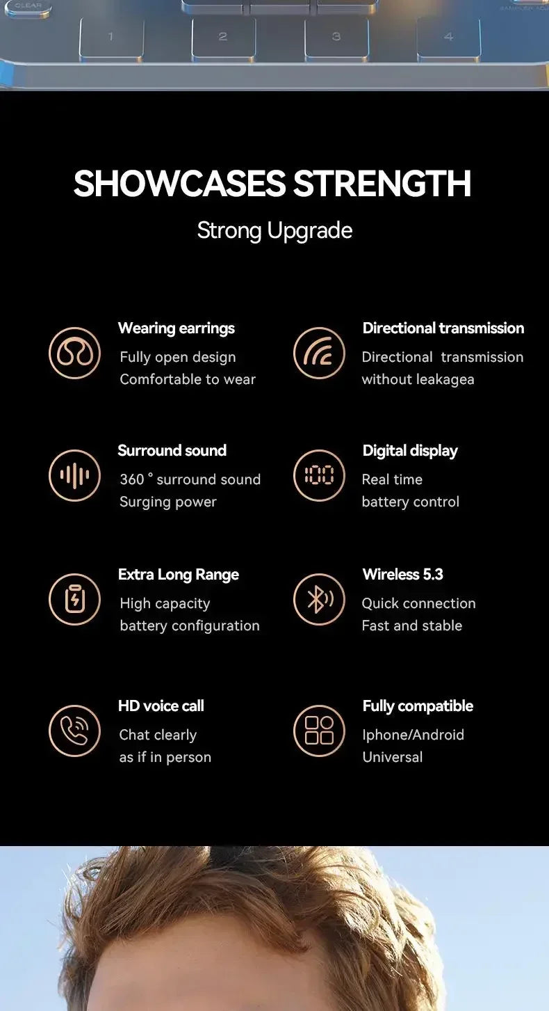 Nuevo Modelo 2026 X51 Auriculares Inalámbricos Bluetooth con Estuche de Carga