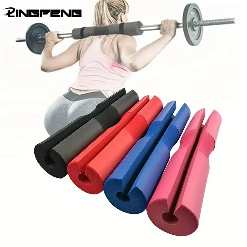 Hombreras con barra antideslizantes gruesas para gimnasio, Fitness, levantamiento de pesas, sentadillas, soporte para el cuello, almohadilla de protección para entrenamiento de fuerza