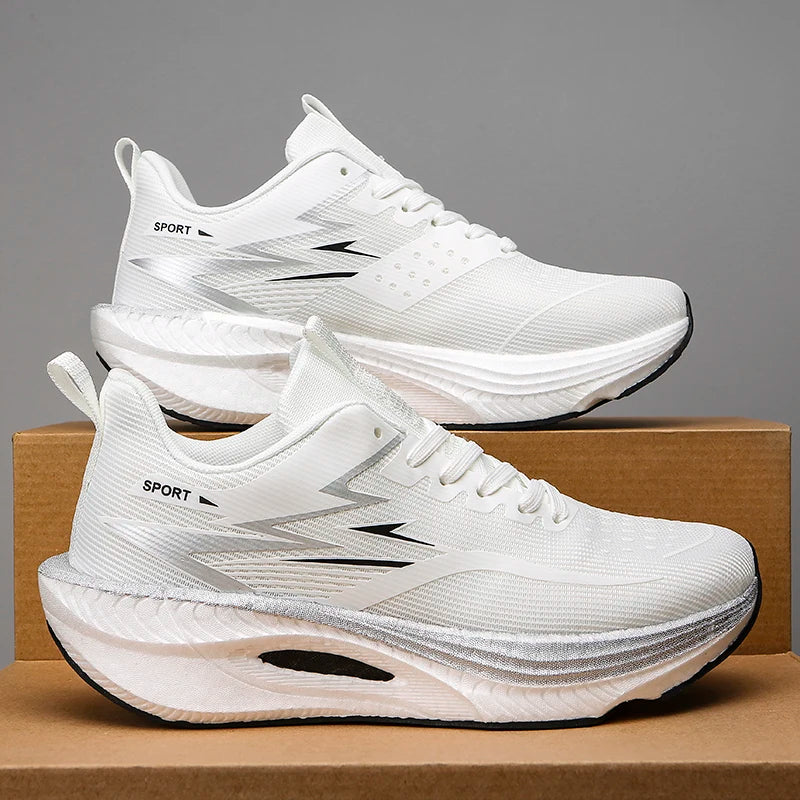 TENIS Deportivos Hombre y Mujer (elegir color)de Talla Grande, Transpirables y Ligeras con Placa de Carbono,