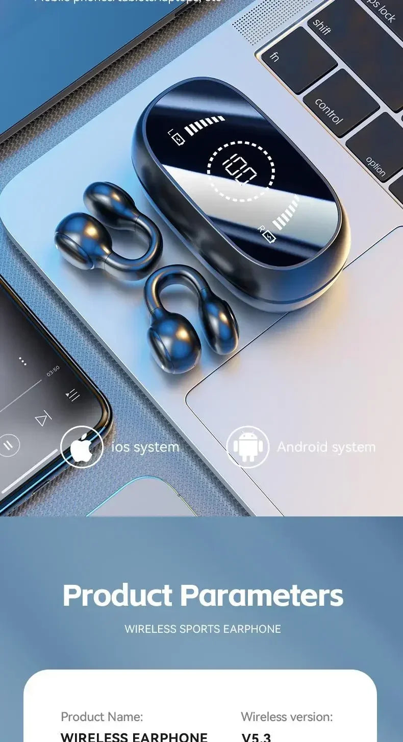 Nuevo Modelo 2026 X51 Auriculares Inalámbricos Bluetooth con Estuche de Carga