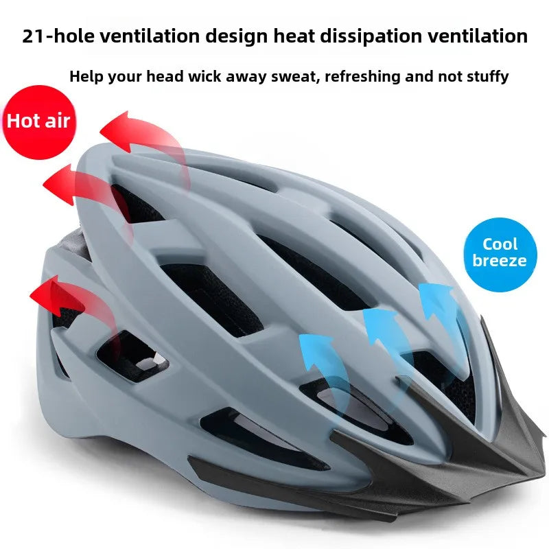 Casco de ciclismo ultraligero para adultos, gorra de seguridad, casco de bicicleta MTB, equipo de carreras al aire libre, accesorios para casco de bicicleta