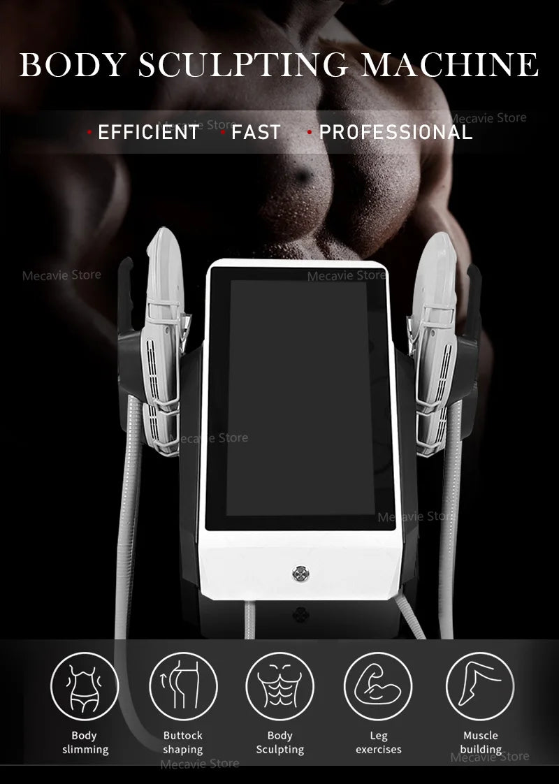 2026 Tecnología RF Estimulación muscular Reducción de grasa Equipo de belleza para adelgazar de cuerpo de alta intensidad 6500W