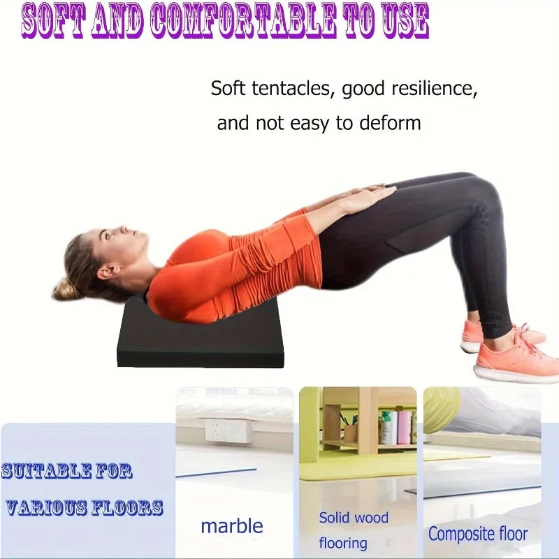 Estera de Yoga gruesa para entrenamiento en casa, estera de gimnasia equilibrada,