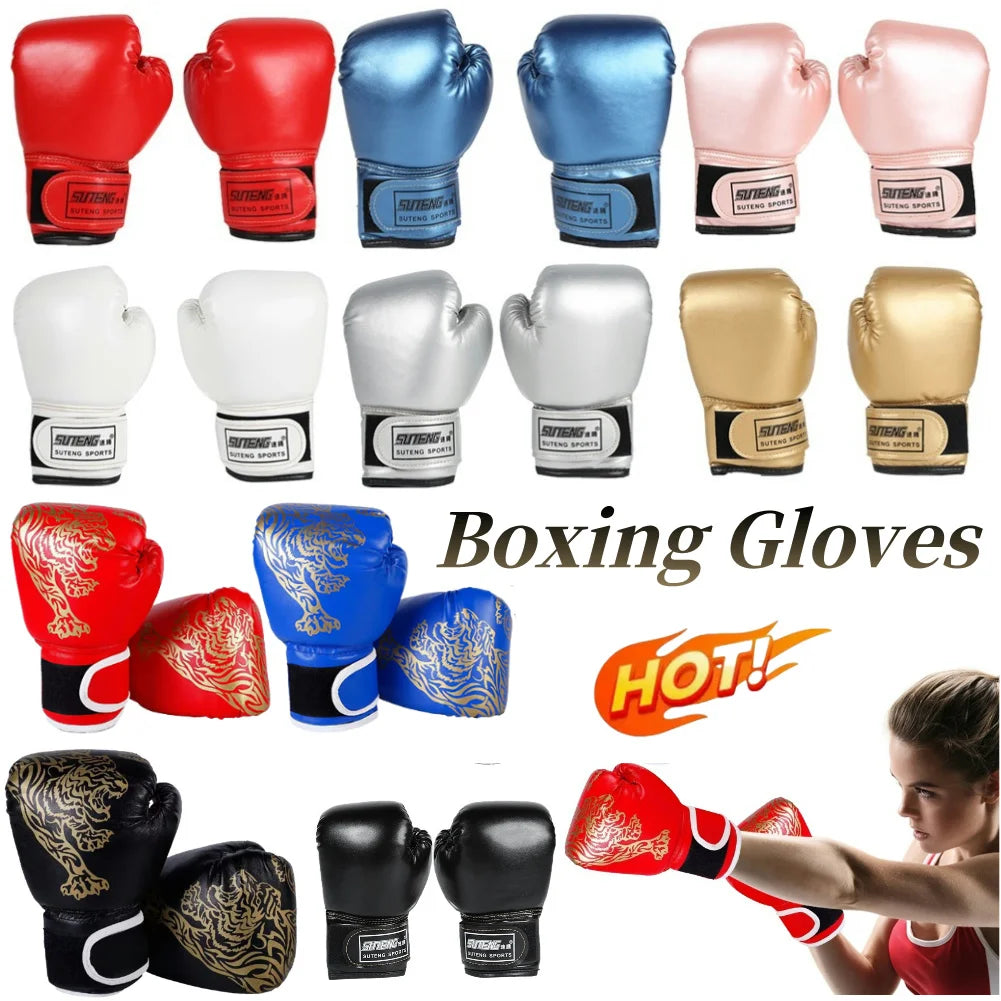 Par de guantes entrenamiento de boxeo