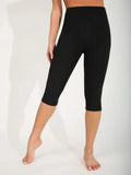 CUHAKCI Primavera Verano moda afilada Leggings de mujer Sexy Simple Color puro siete pantalones elásticos Fitness pantalones de Yoga atléticos