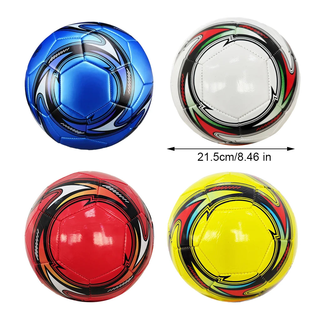 Pelotas de fútbol mundiales, talla oficial 5, costura a máquina, PVC, sin costuras, resistentes al desgaste, antideslizantes, juego de partido al aire libre, entrenamiento de fútbol