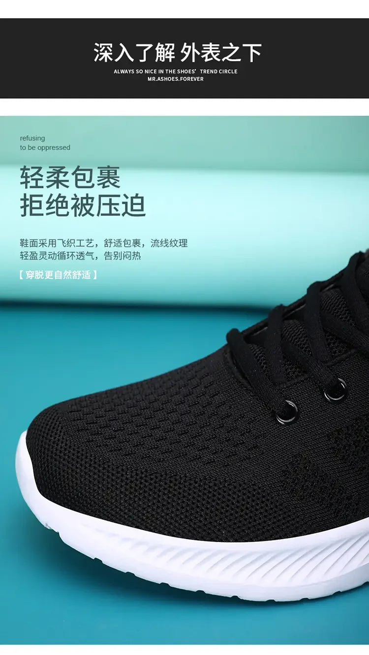 TENIS deporte para hombre, deportivos para correr, malla, ligeros, para exteriores, Fitness