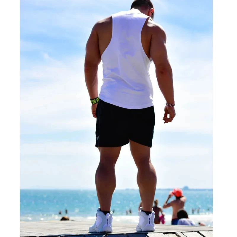 Ropa de gimnasio para hombre, camiseta interior sin mangas, sudadera de marca, chaleco de entrenamiento, ropa deportiva