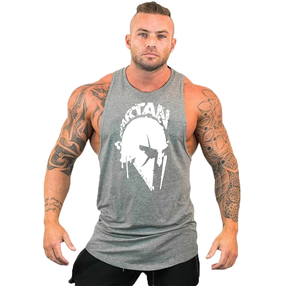 Ropa de gimnasio para hombre, camiseta interior sin mangas, sudadera de marca, chaleco de entrenamiento, ropa deportiva
