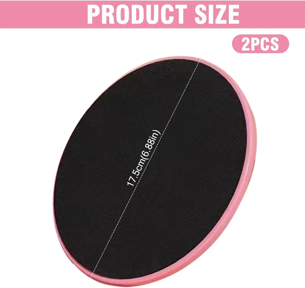 Discos deslizantes de Yoga de Color sólido, almohadillas deslizantes para pies, equipo de entrenamiento para entrenamiento de núcleo Abdominal, modelado del cuerpo, 2 uds.