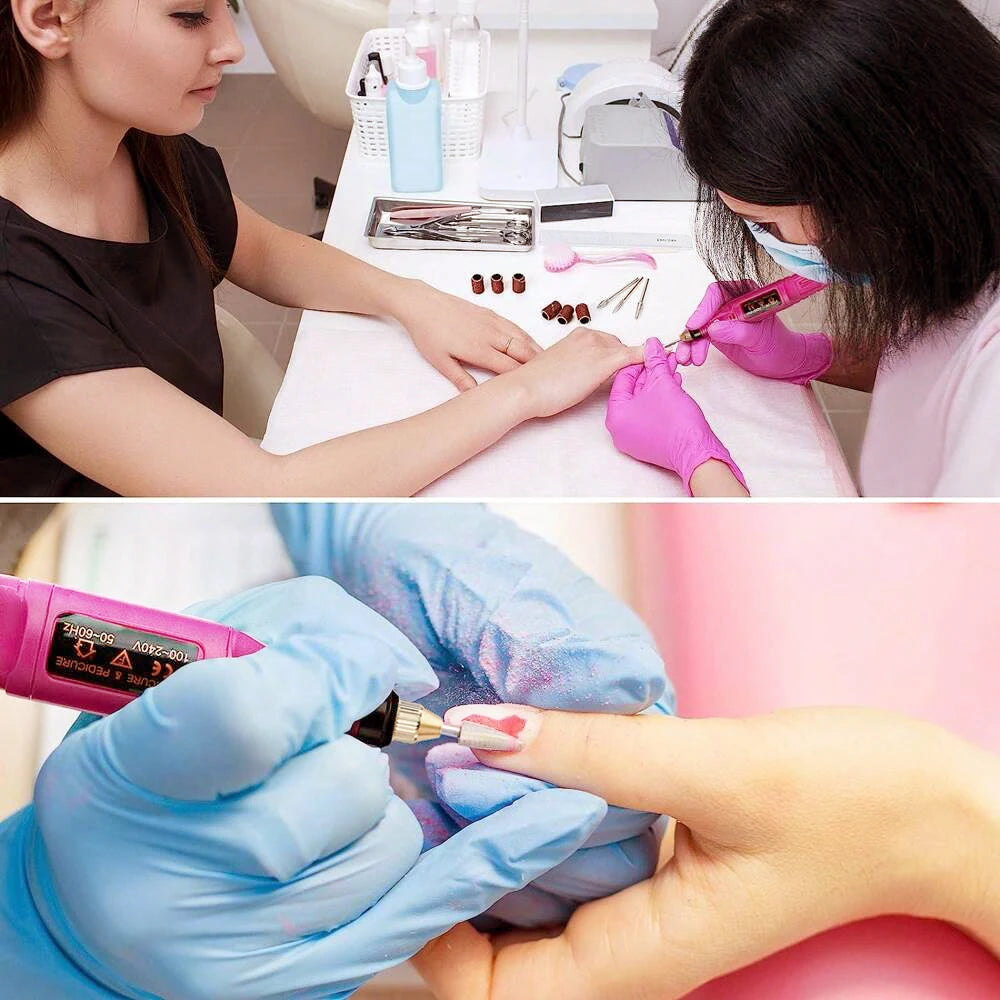 LULAA-taladro eléctrico para uñas, equipo de pulido de pedicura, molino para manicura, herramienta profesional de pulido de uñas fuerte