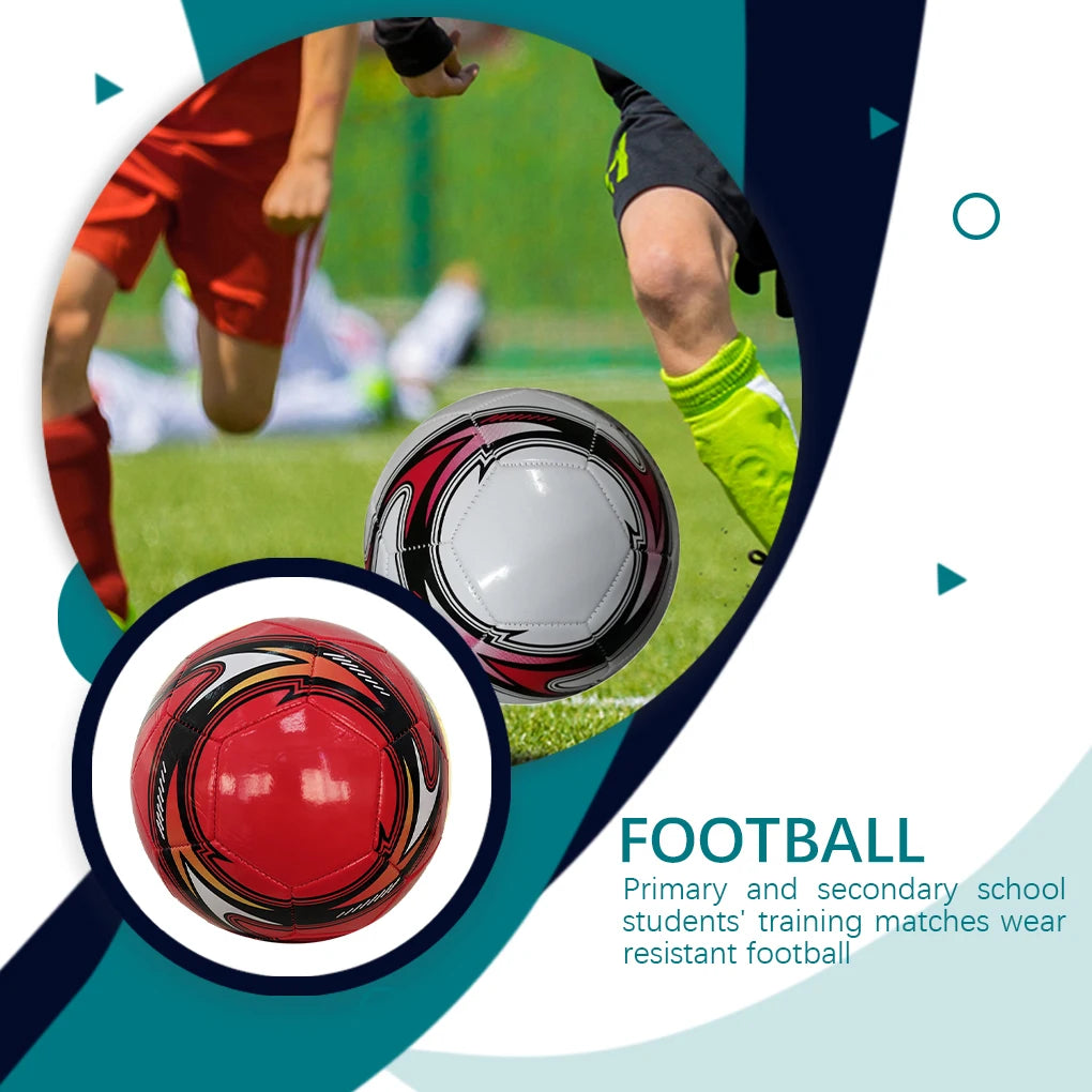 Pelotas de fútbol mundiales, talla oficial 5, costura a máquina, PVC, sin costuras, resistentes al desgaste, antideslizantes, juego de partido al aire libre, entrenamiento de fútbol