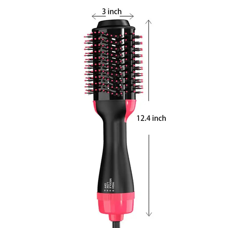 LISAPRO 2 en 1 secador de pelo de un solo paso y alisador de pelo, cepillo de aire caliente, rizador de pelo, belleza y estilismo de salud