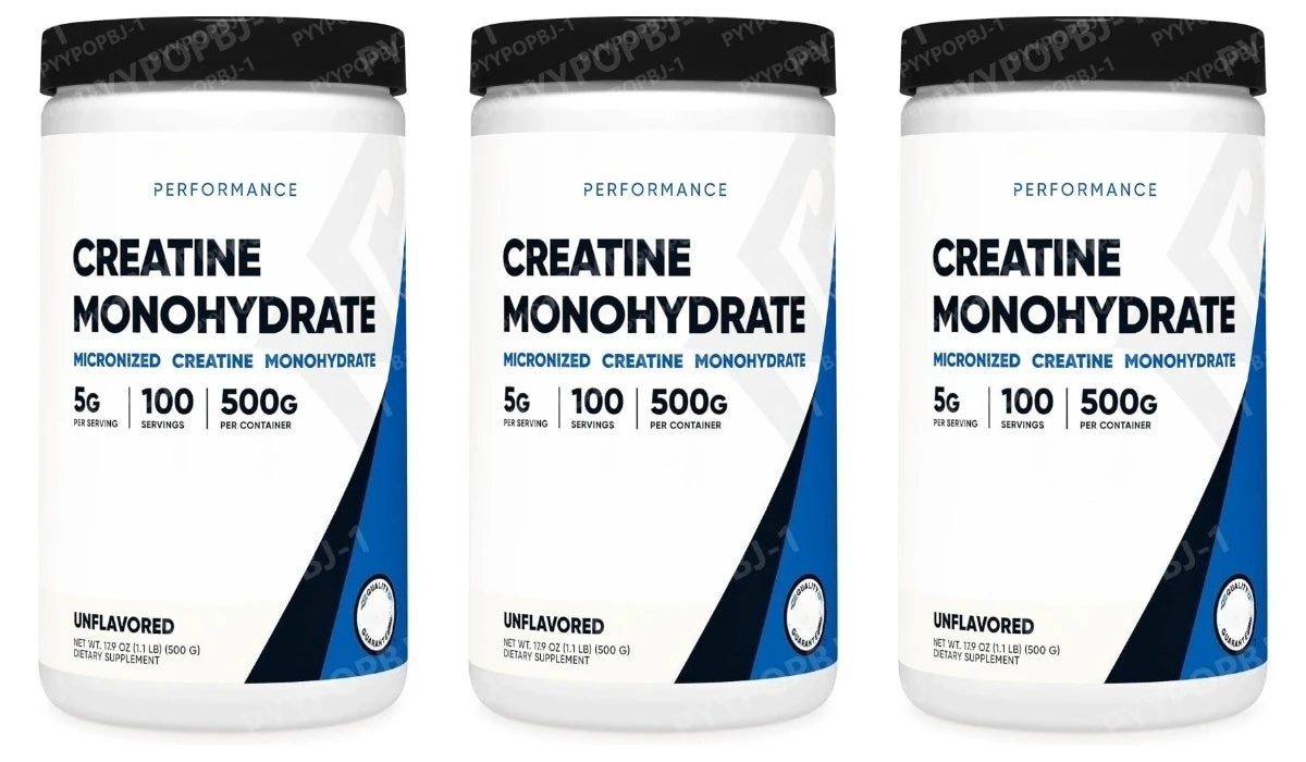 Creatina Monohidrato en Polvo Micronizado 500G 5000mg por Porción 5g 100 Porciones 17.9 Oz