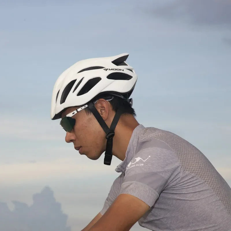 MOON NUEVO casco de bicicleta deportivo PC + eps inmold Casco de ciclismo de carretera para casco de bicicleta de carretera para adultos