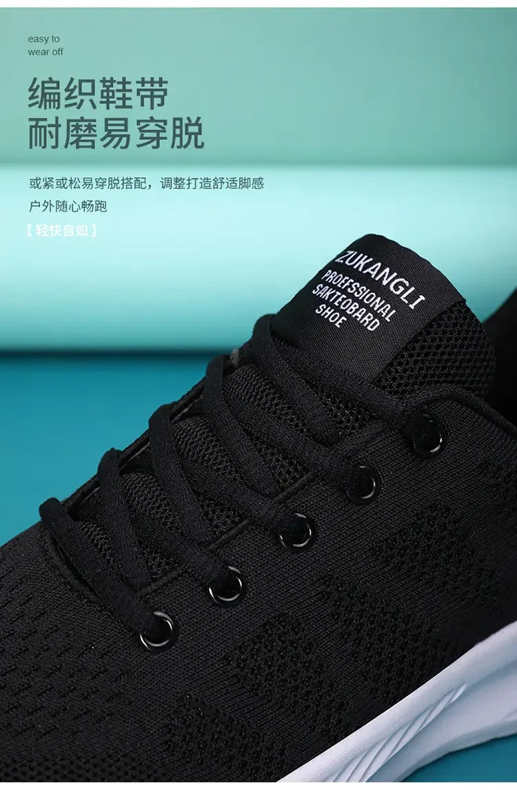 TENIS deporte para hombre, deportivos para correr, malla, ligeros, para exteriores, Fitness