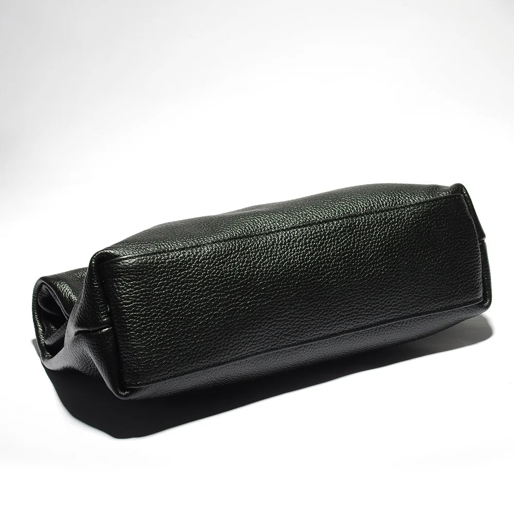 Nuevo diseño, bolsos prensados, bolsos para teléfono móvil de oficina, bolso de mujer, bolsos portátiles de cuero genuino de alta calidad