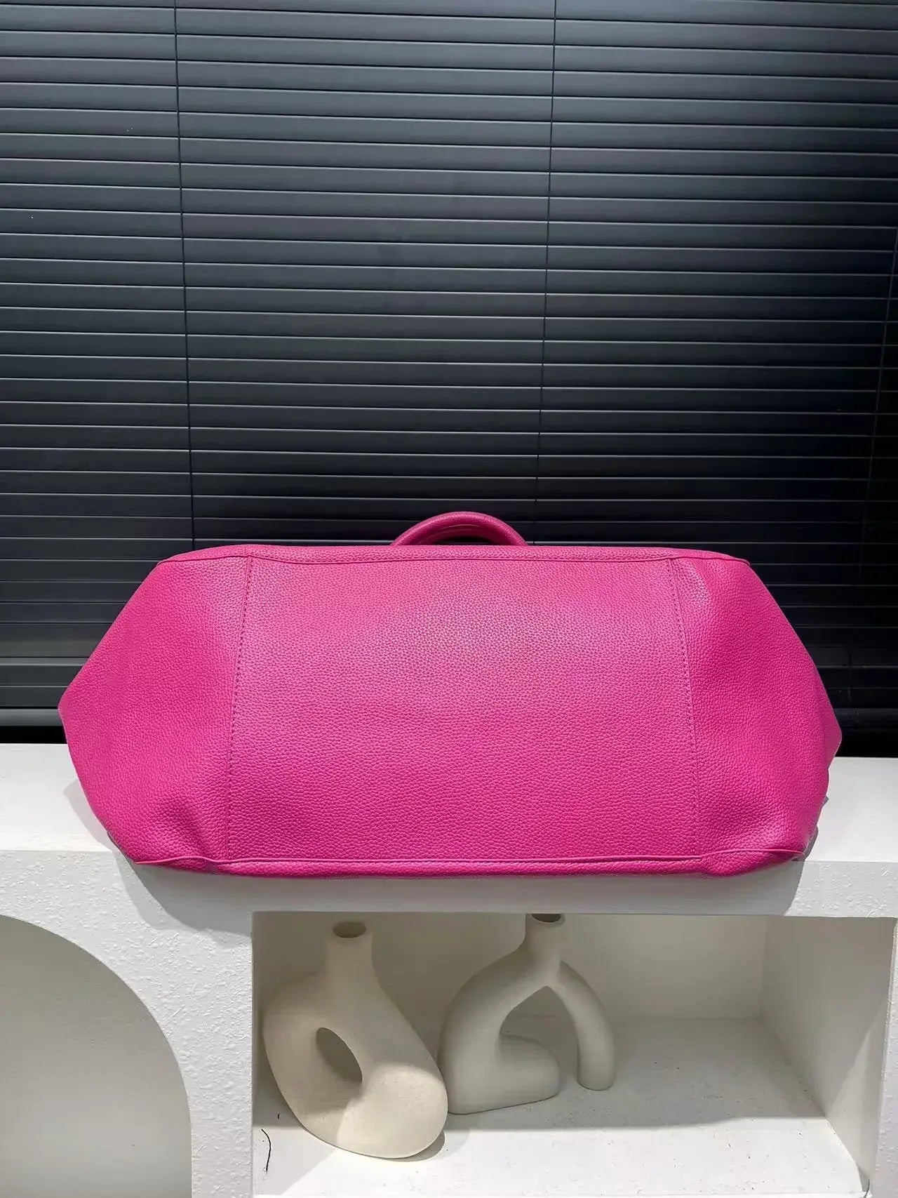 Bolso de mano de gran tamaño de cuero vegano a la moda para mujer con gran capacidad, bolso de compras simple y versátil