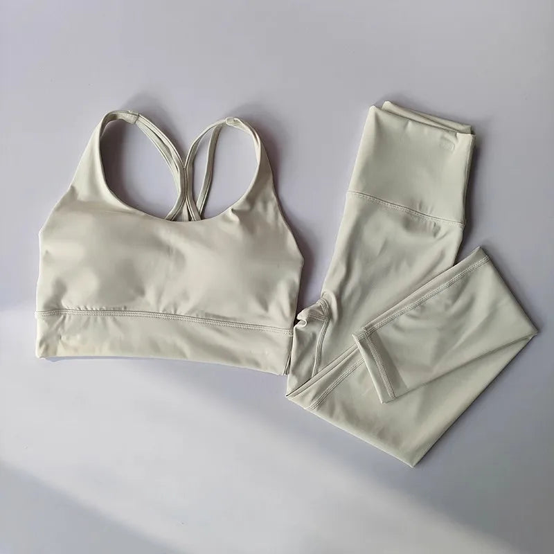Conjunto de Yoga transpirable para mujer GYM