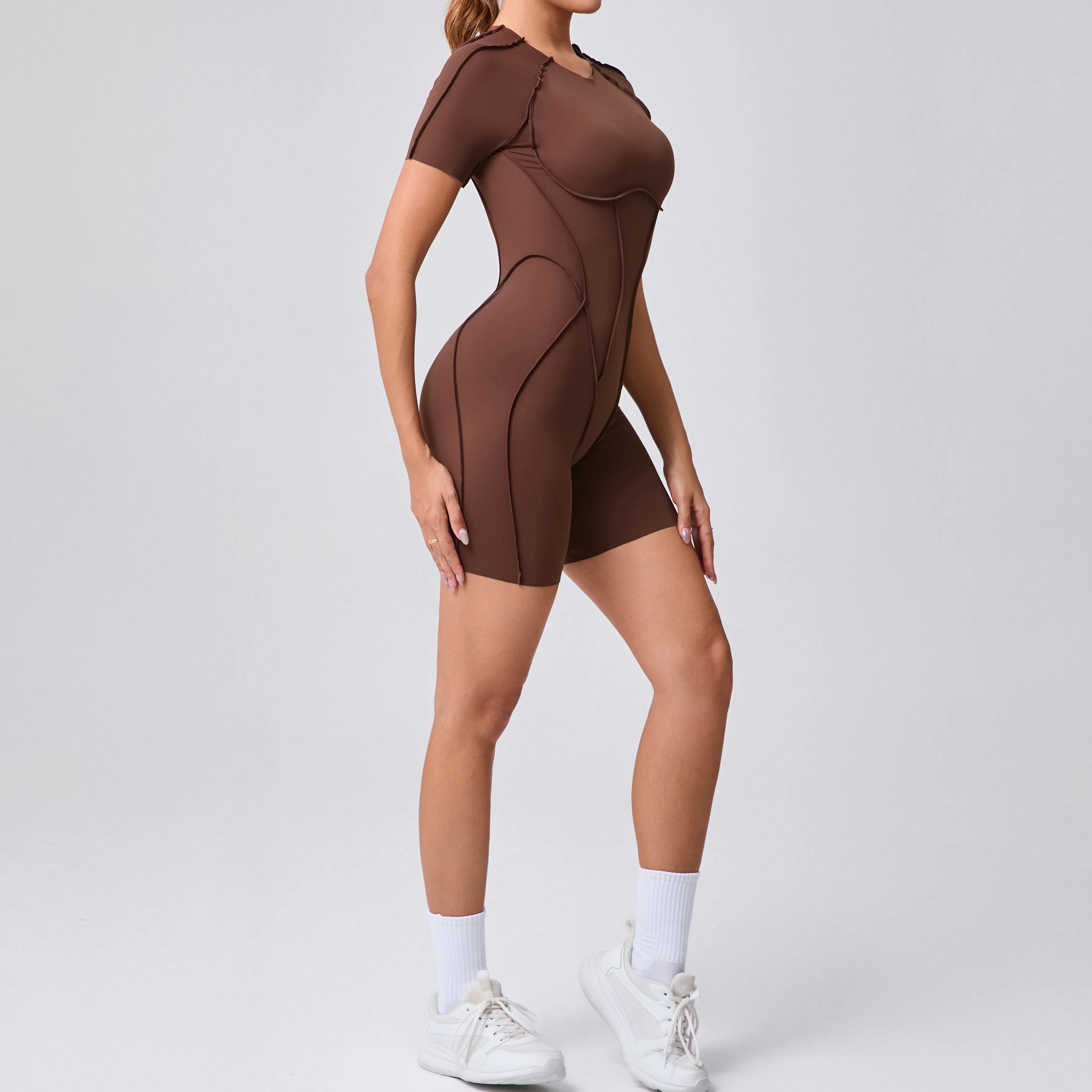 Mono corto, ropa de gimnasio para mujer, ropa deportiva