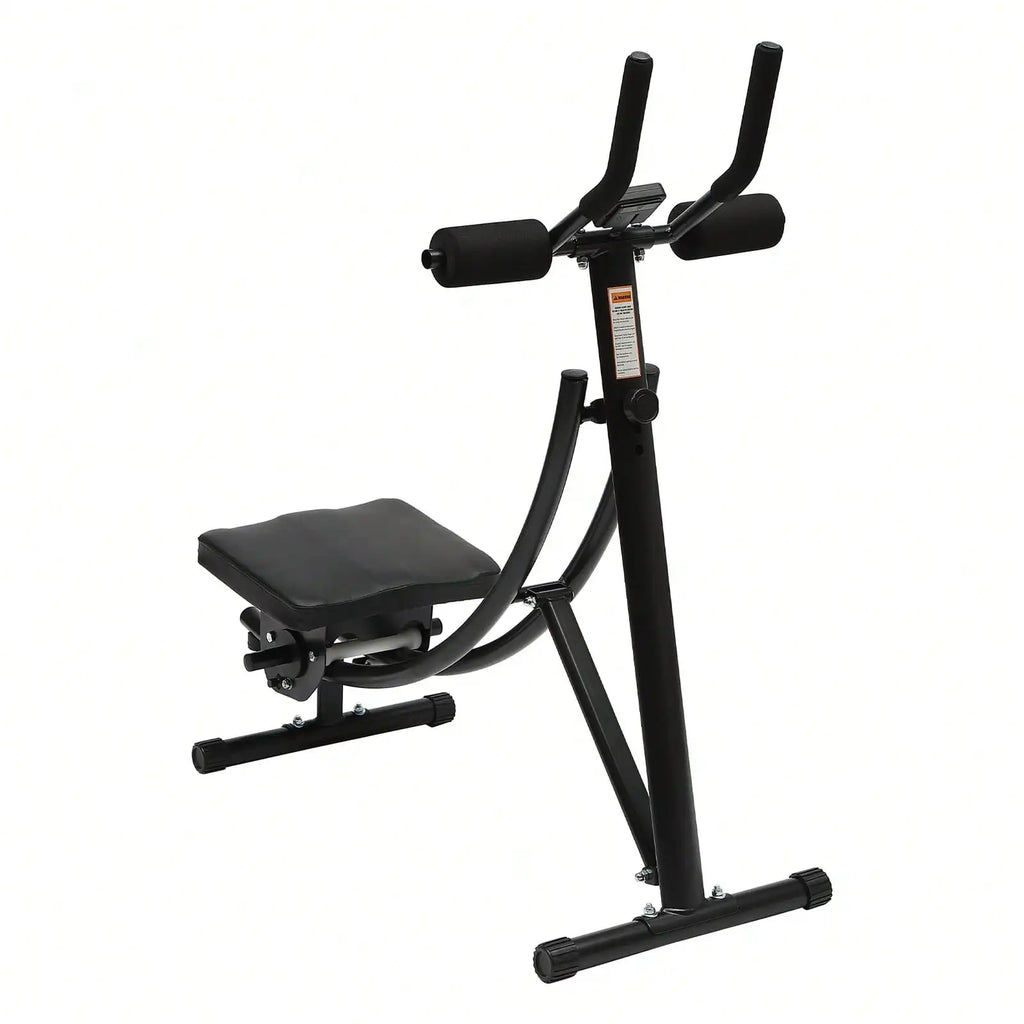 Equipo de entrenamiento Ab para gimnasio en casa, máquina de ejercicio abdominal y central plegable con pantalla Digital de 3 intensidades, 330 libras
