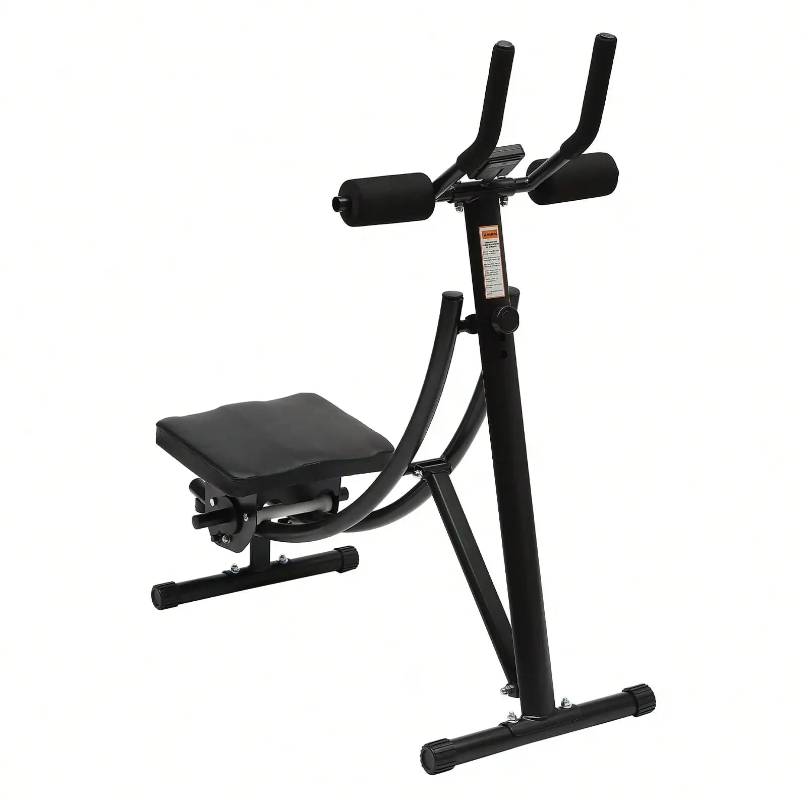 Equipo de entrenamiento Ab para gimnasio en casa, máquina de ejercicio abdominal y central plegable con pantalla Digital de 3 intensidades, 330 libras