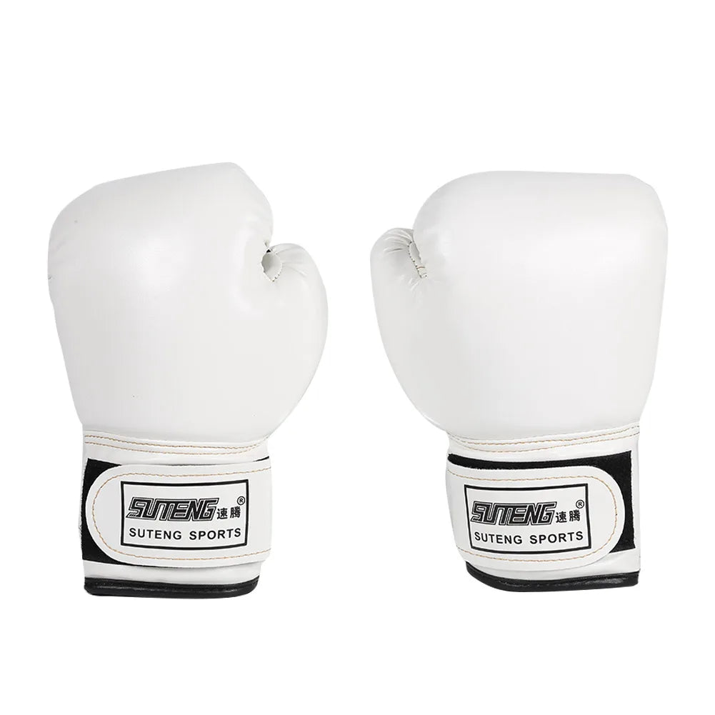 Guantes de boxeo para niños, manoplas de entrenamiento de golpeo, Kickboxing, Lucha, Fitness, Protector de mano para golpear, Azul, Negro, Rojo, 2 piezas