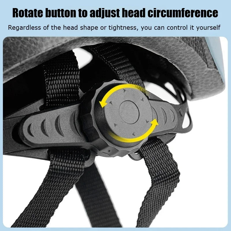 Casco de ciclismo ultraligero para adultos, gorra de seguridad, casco de bicicleta MTB, equipo de carreras al aire libre, accesorios para casco de bicicleta