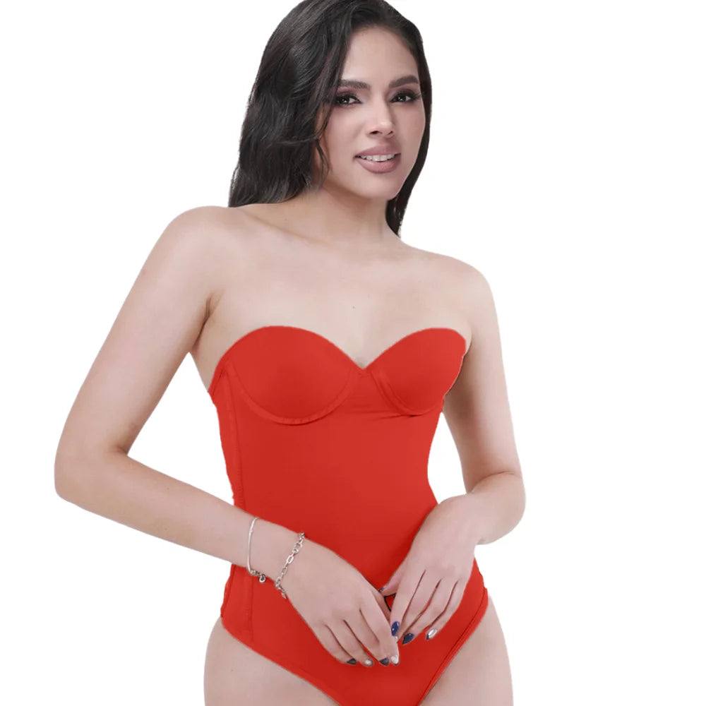 Fajas para mujer, Body moldeador con sujetador Stage2-3, cintura adelgazante, Sexy, sin costuras, de una pieza, moldeador de cuerpo, recortador, correa de modelado en la espalda